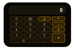 Calculator widget